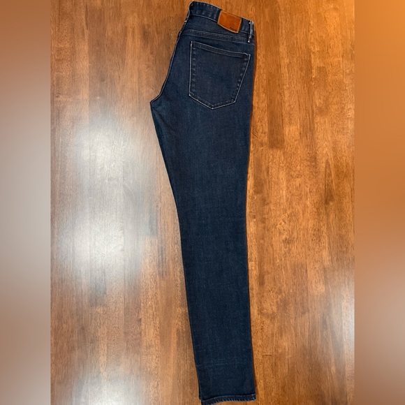 Madewell Skinny Low Dark Wash Jeans - Picture 4 of 10